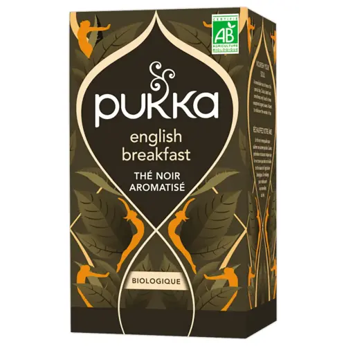 20 Sachets de thé noir Pukka elegant English breakfast bio photo du produit