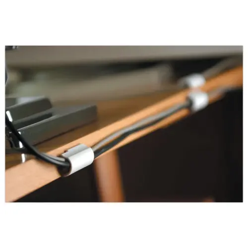 5 Fixations pour c&acirc;bles + 6 mini powerstrips photo du produit