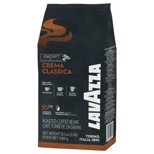 Caf&eacute; grains 1kg Lavazza Crema Classica photo du produit