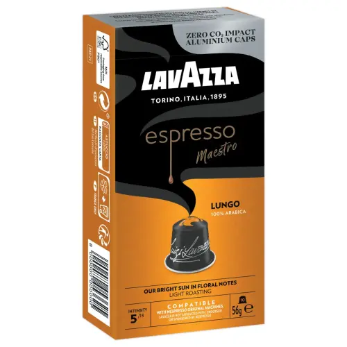 10 Capsules Espresso Lungo &ndash;  Compatibles Nespresso - Lavazza photo du produit
