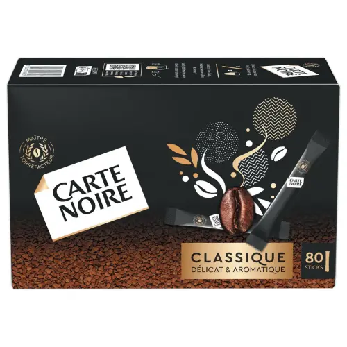 80 Sticks de café soluble Carte Noire photo du produit