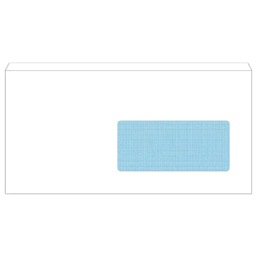 500 Enveloppes blanches 110x220 fen 45x10080gr autocollantes Fiducial photo du produit