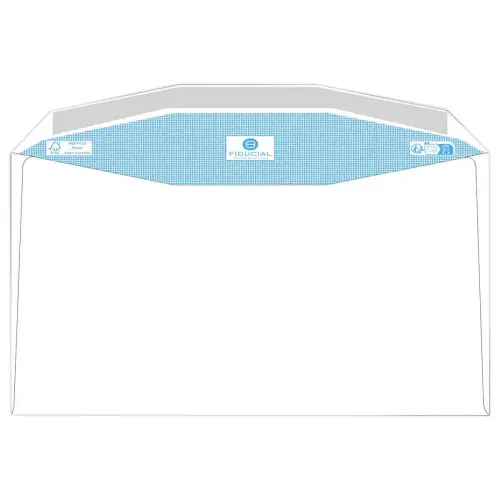 500 Enveloppes MSPA blanches 162x229 fen 45x100 80gr gommées recyclées photo du produit