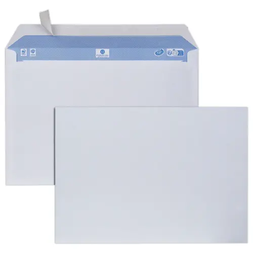 250 Enveloppes blanches 229x324 90g siliconée photo du produit