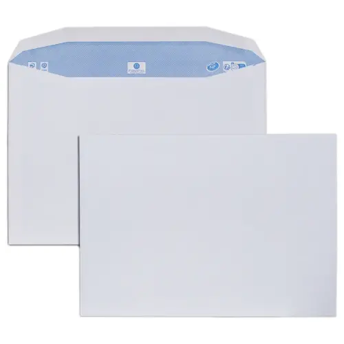 250 Enveloppes MSPA blanches 229x324 90g gomm&eacute;es photo du produit