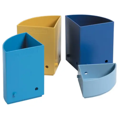 Pot à crayons Quarter Bee Blue couleurs assorties photo du produit