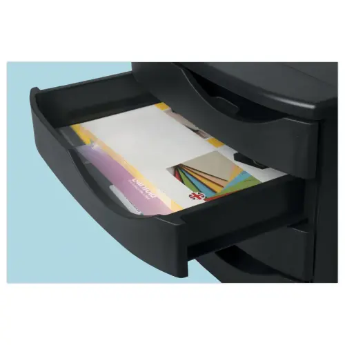 Module de classement re-solution 4 tiroirs 216x300x375 mm noir photo du produit