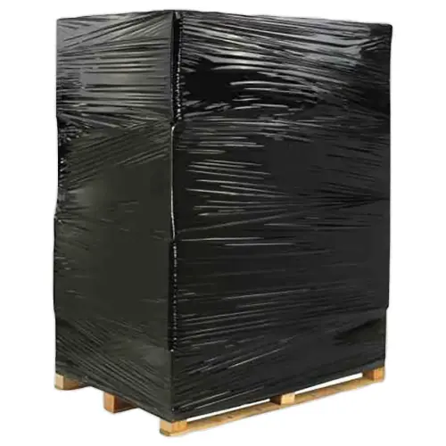 6 Rouleaux de film étirable manuel 17µ -450mm x 270m noir photo du produit