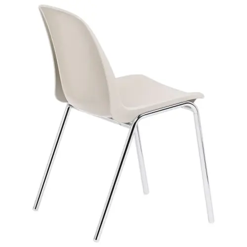 Chaise Charlotte beige pastel photo du produit