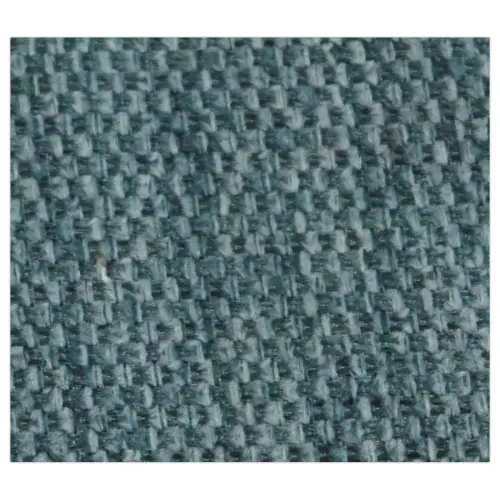 2 Fauteuils Tissu bleu clair 4 pieds m&eacute;tal mont&eacute;s photo du produit