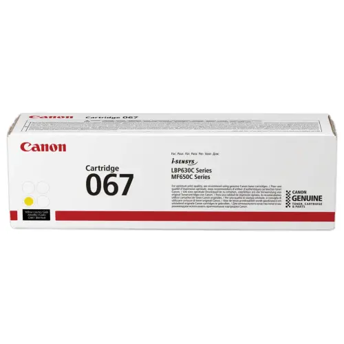 Toner 067 - Jaune - Canon photo du produit