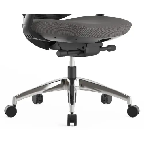 Si&egrave;ge ERGOSTAR ULTRA synchrone t&ecirc;ti&egrave;re accotoirs soutien lombaire noir r&eacute;sille photo du produit