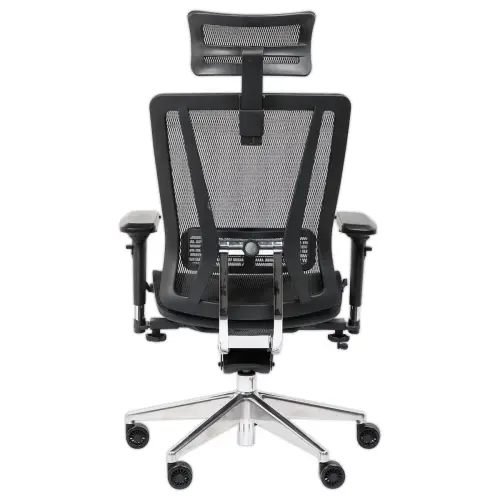 Siège synchrone VASEA tétiere accot soutien lombaire noir résille photo du produit