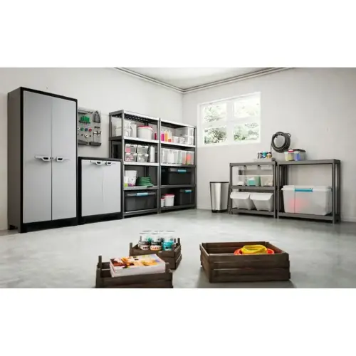 Etag&egrave;re &ndash; L 75 cm &ndash; 5 rayonnages &ndash; Noir photo du produit