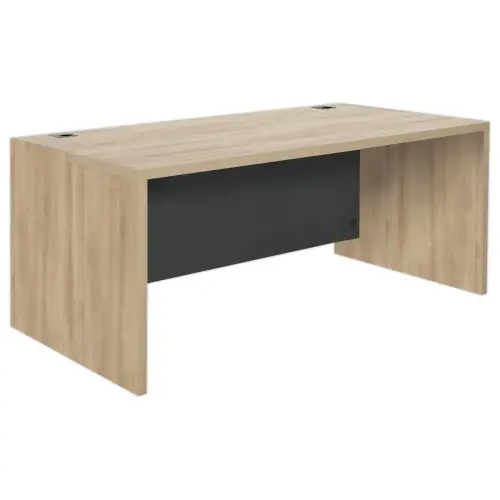 Bureau BARI 180 cm ch&ecirc;ne du bocage mont&eacute; photo du produit