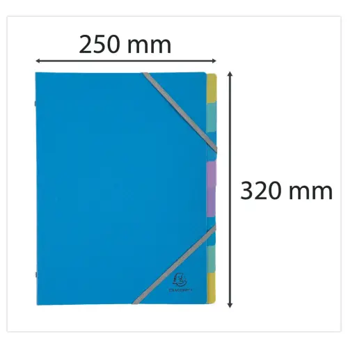 Trieur Forever Young - 8 compartiments - Assortis - EXACOMPTA photo du produit