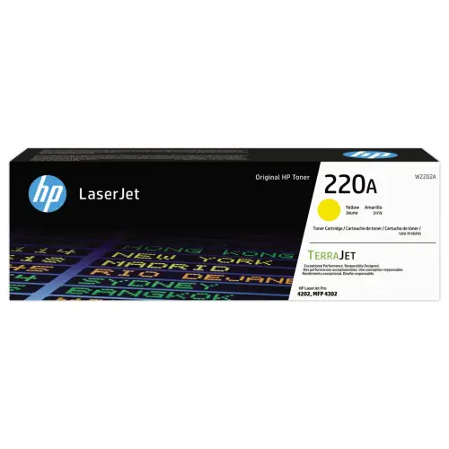 Toner HP 220A TERRAJET- Jaune photo du produit