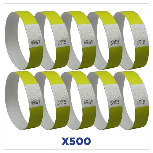 Lot de 500 Bracelets Tyvek ® x500 photo du produit