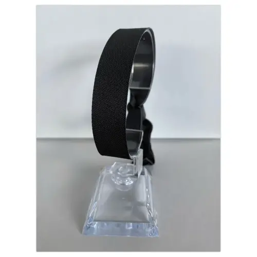 100 Bracelets en tissu noirs photo du produit