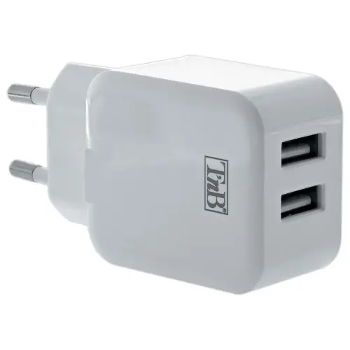 Chargeur secteur 2 ports USB-A 12W photo du produit