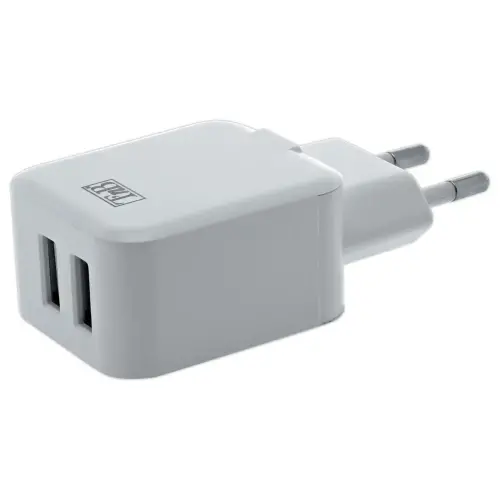 Chargeur secteur 2 ports USB-A 12W photo du produit