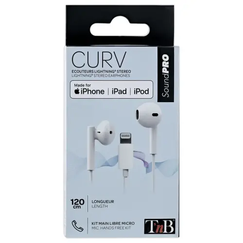 &Eacute;Couteurs semi intra-auriculaires Lightning photo du produit