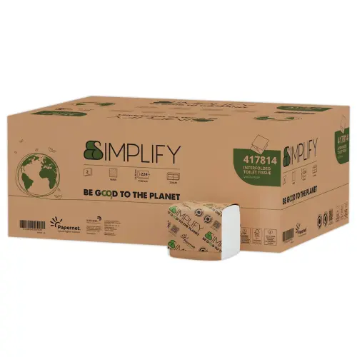 40 Paquets papier toilette plié Simplify photo du produit