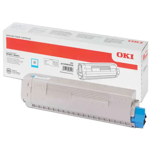 Toner OKI 45862839 - Cyan photo du produit