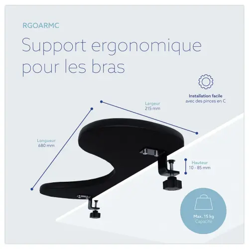 Le support avant-bras ergonomique R-Go Tools photo du produit