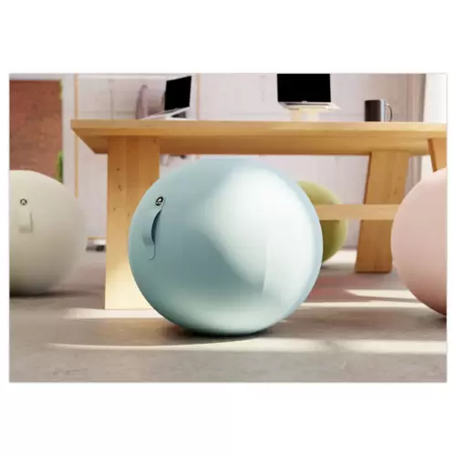 Ergoball - ballon assise ergonomique 65 cm - vert d'eau photo du produit