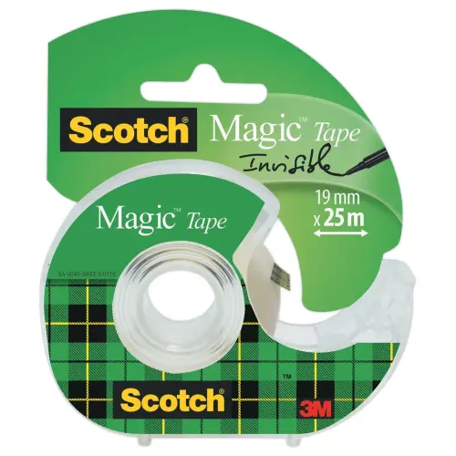 D&eacute;vidoir Scotch&reg; Magic Tape 19mm x 25minvisible photo du produit