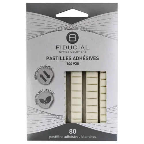 ÉTui de 80 pastilles adhésives repositionnables d'origine naturelle - photo du produit