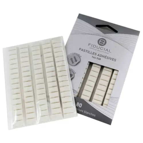 ÉTui de 80 pastilles adhésives repositionnables d'origine naturelle - photo du produit