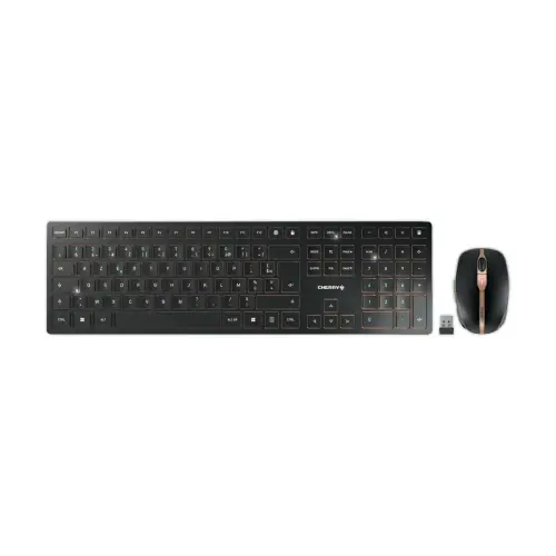 Kit clavier + souris sans fil CHERRY DW9100 SLIM photo du produit