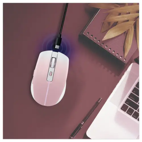 Souris gradient Dual Connect - Sans fil - Rose - T'nB photo du produit