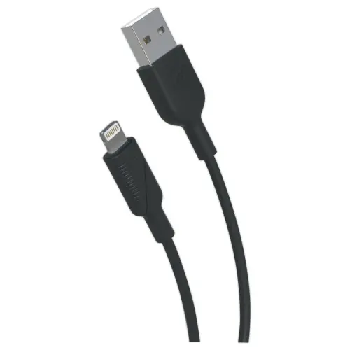 Chargeur voiture 12 W + Câble lightning 1.2 M - Entrée 12-24 V. - Muvit photo du produit