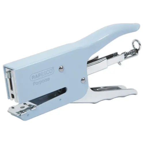 Agrafeuse pince métal Porpoise 40 feuillles 24/6/8 & 26/6/8 - bleu photo du produit