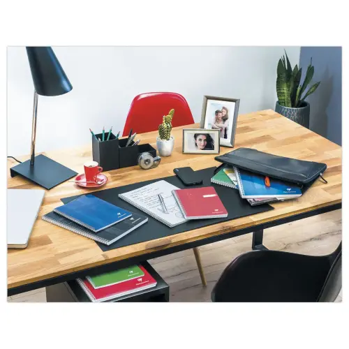 Cahier reliure spirale A5 180 pages ligné- couleur aléatoire photo du produit