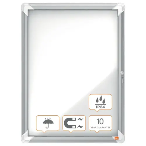 Vitrine d'extérieur magnétique - 4 x A4 - NOBO photo du produit