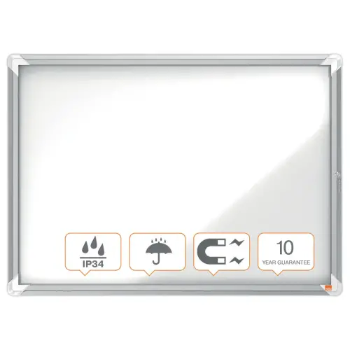 Vitrine d'extérieur Premium Plus - Magnétique - 8 x A4 - NOBO photo du produit
