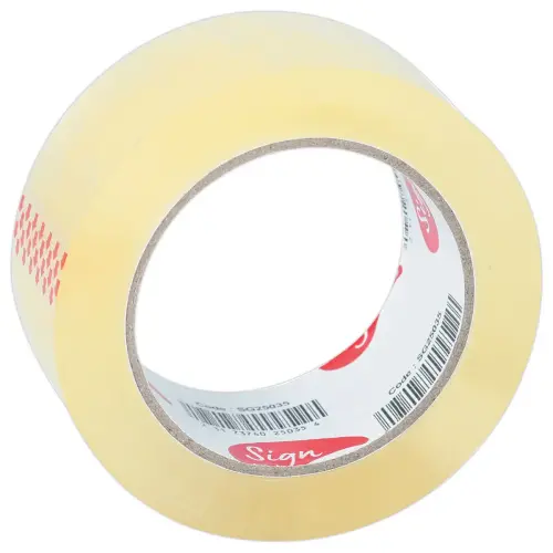 6 Rouleaux d'adh&eacute;sif d'emballage - 100 m x 48 mm - 50&micro; - Transparent - SIGN photo du produit