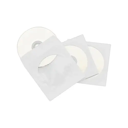 Sachet de 100 Pochettes CD/DVD papier photo du produit