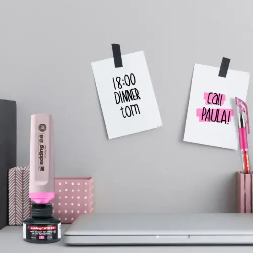Recharge surligneur EDDING - E24 - Rose photo du produit