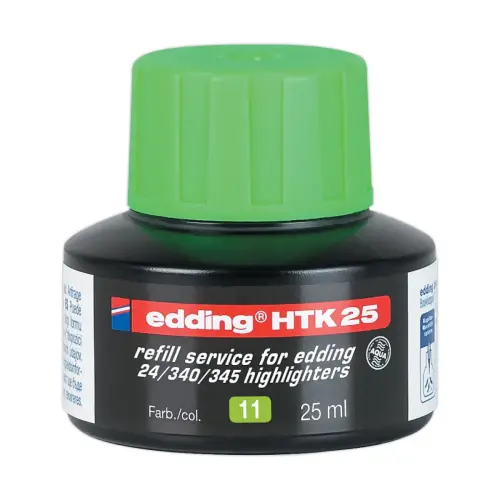 Recharge surligneur Edding - Ecoline E24 - Vert clair photo du produit