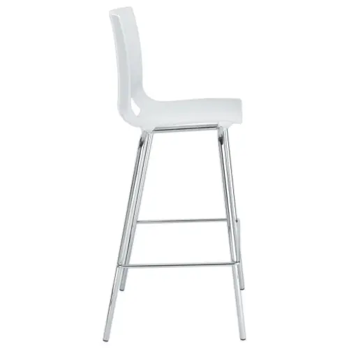 Tabouret haut FONDO HOCKER polypropyl&egrave;ne blanc photo du produit