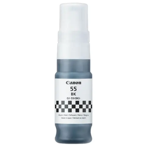Cartouche Jet d'encre rechargeable Canon GI-55 noir photo du produit