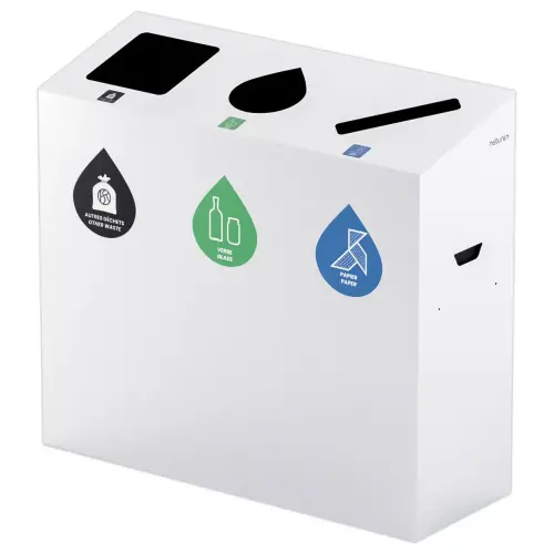 Poubelle 3 flux 110L photo du produit