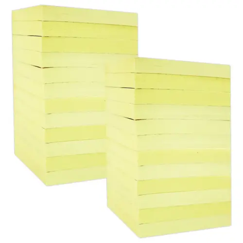 24 Blocs de Notes repositionnables - 76 x 76 mm - Jaune pastel - POST-IT photo du produit