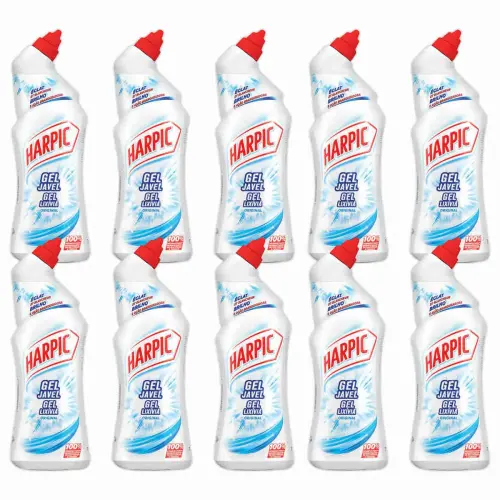 10 flacons de gel javel blancheur éclat - 750 ml - HARPIC photo du produit