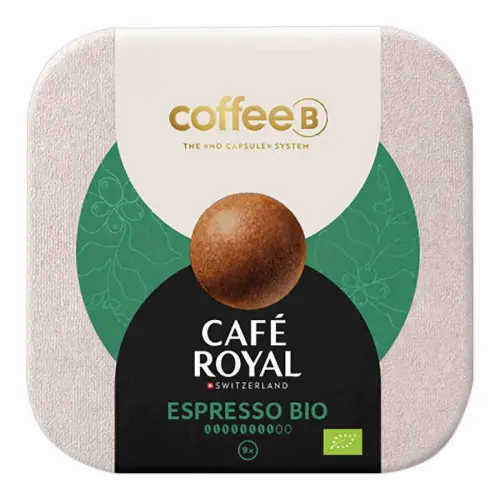 Boîte de 9 boules Coffee B - CAFE ROYAL -Expresso bio photo du produit